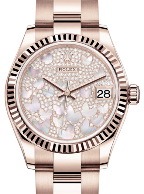 rolex butterfly|rolex lady datejust 31 rose gold.